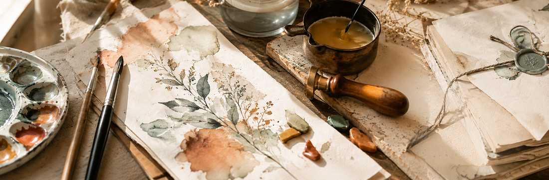 Aquarelle & Cire