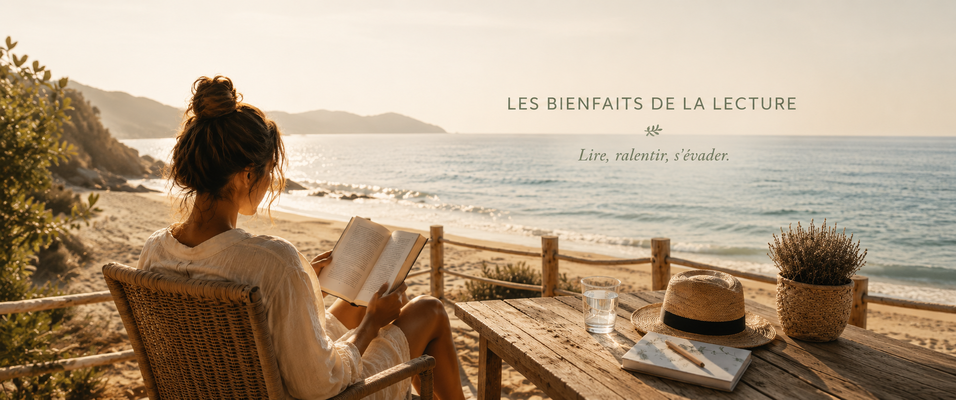 Les bienfaits de la lecture : L'été commence parfois par un livre.