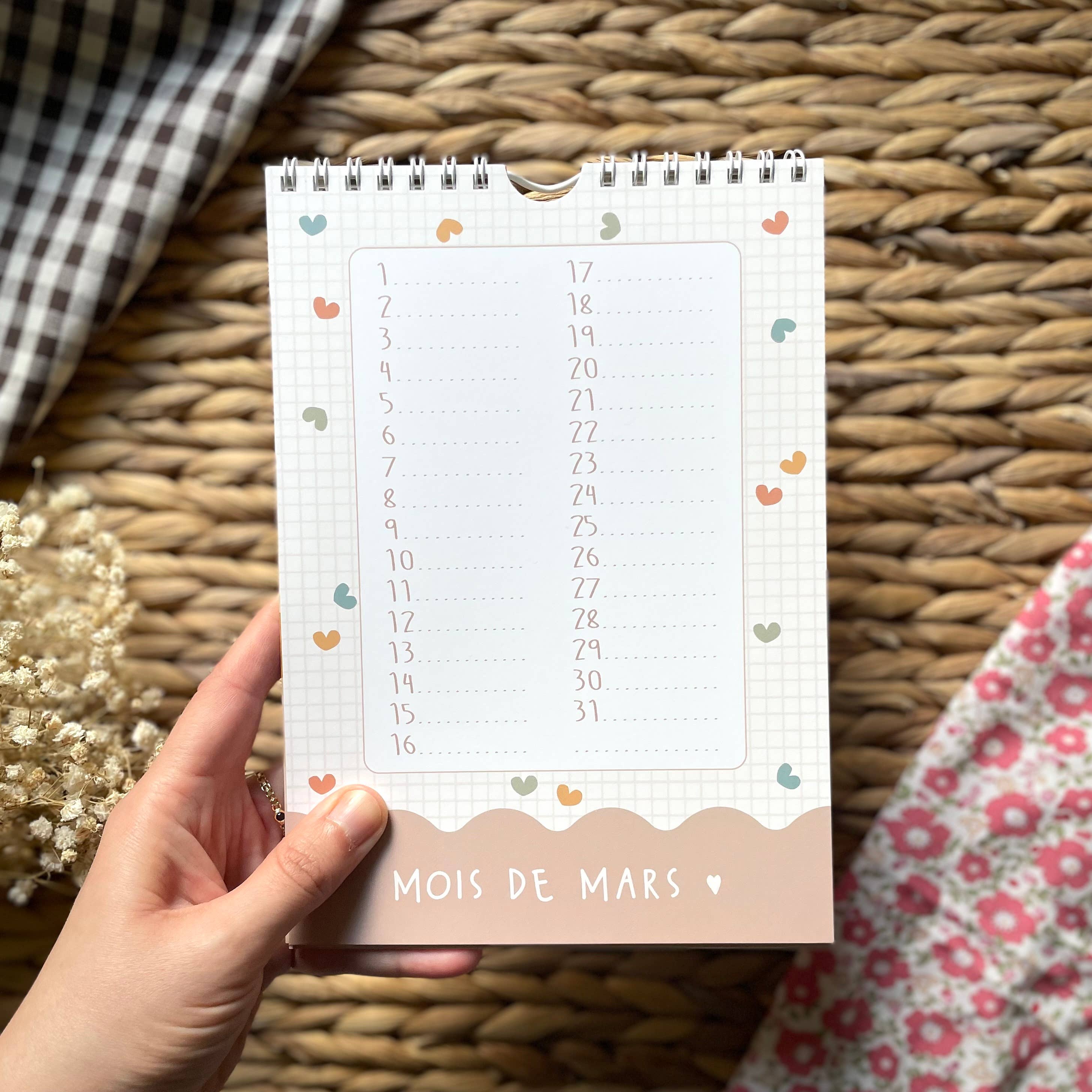 Mon Calendrier Perpétuel des Anniversaires - Mural Liberty
