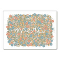 Carte liberty "Merci"