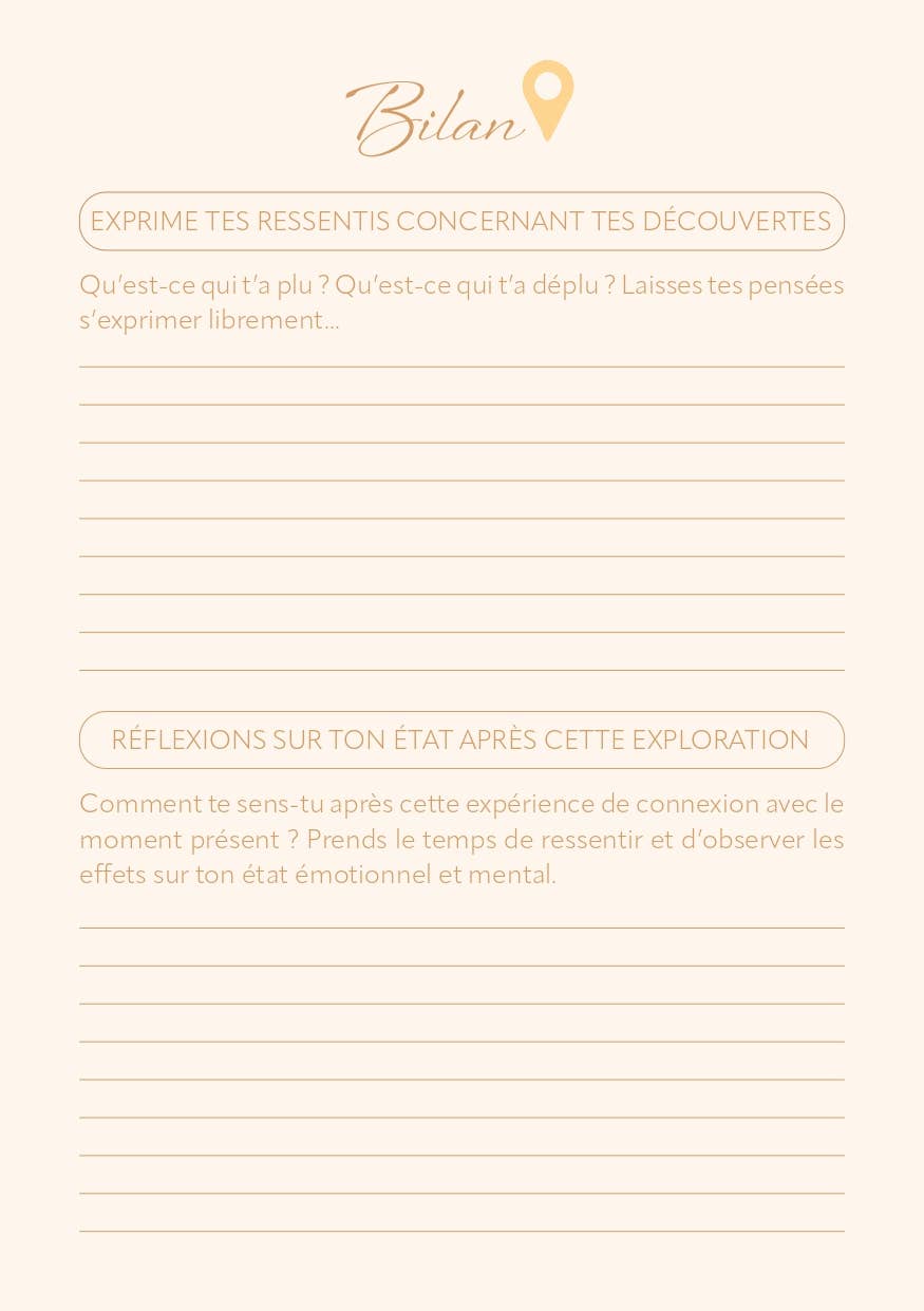 Carnet Bien-être