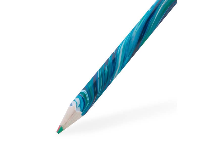 Crayon multicolore – bleu