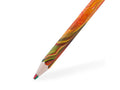 Crayon arc-en-ciel multicolore - jaune