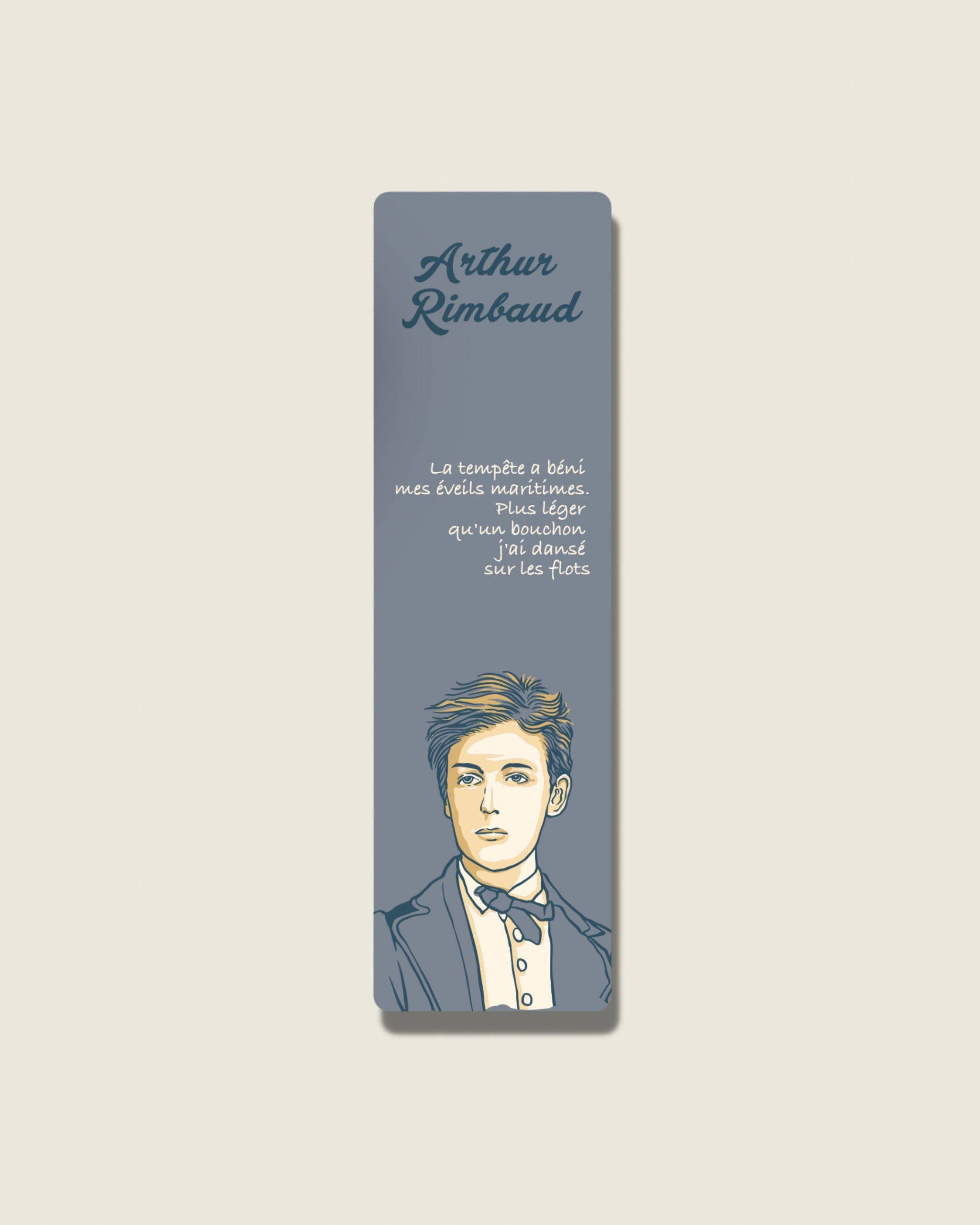 Marque-page Arthur Rimbaud en feutrine