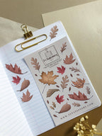 Feuille d'autocollants "Feuilles d'automne"
