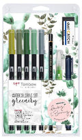 Ensemble d'aquarelle Verdure