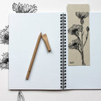 Marque-page en papier Bleuet