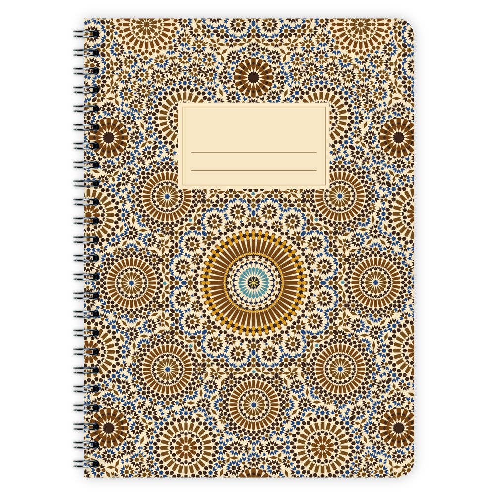 Bloc-notes à motif marocain n° 2 A5