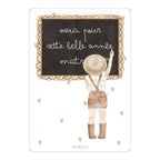 Carte Postale  "Merci pour cette belle année"
