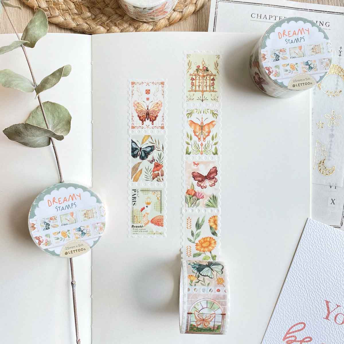 Ruban washi - Timbres oniriques