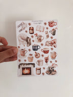 Cozy night Sticker sheet