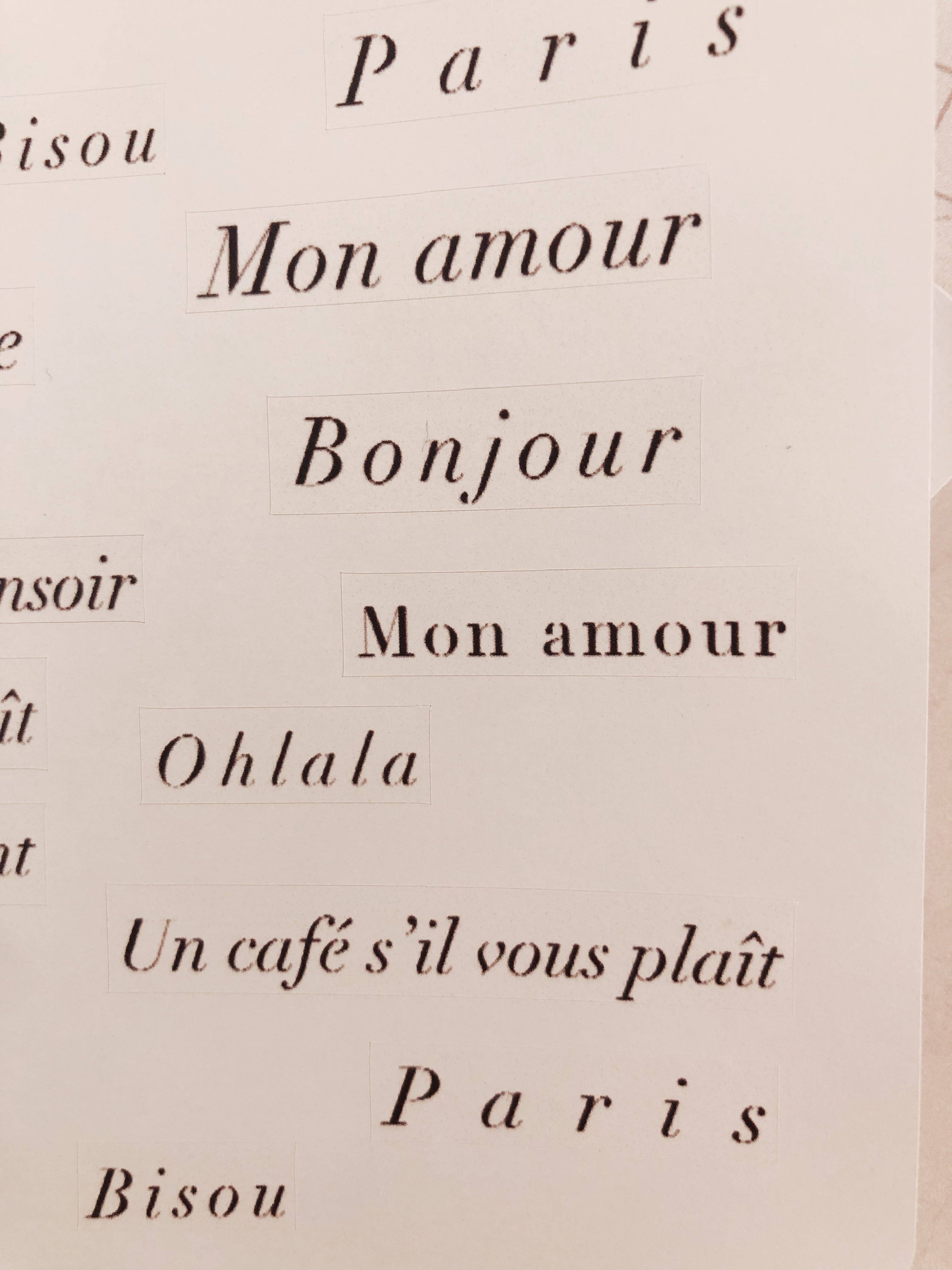 Planche de stickers – Citations françaises