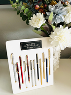 Stylo à bille à écailles doré