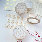 Washi Tape – Quadrillage brun