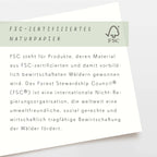 Carte postale de hamburger avec fleurs, certifiée FSC