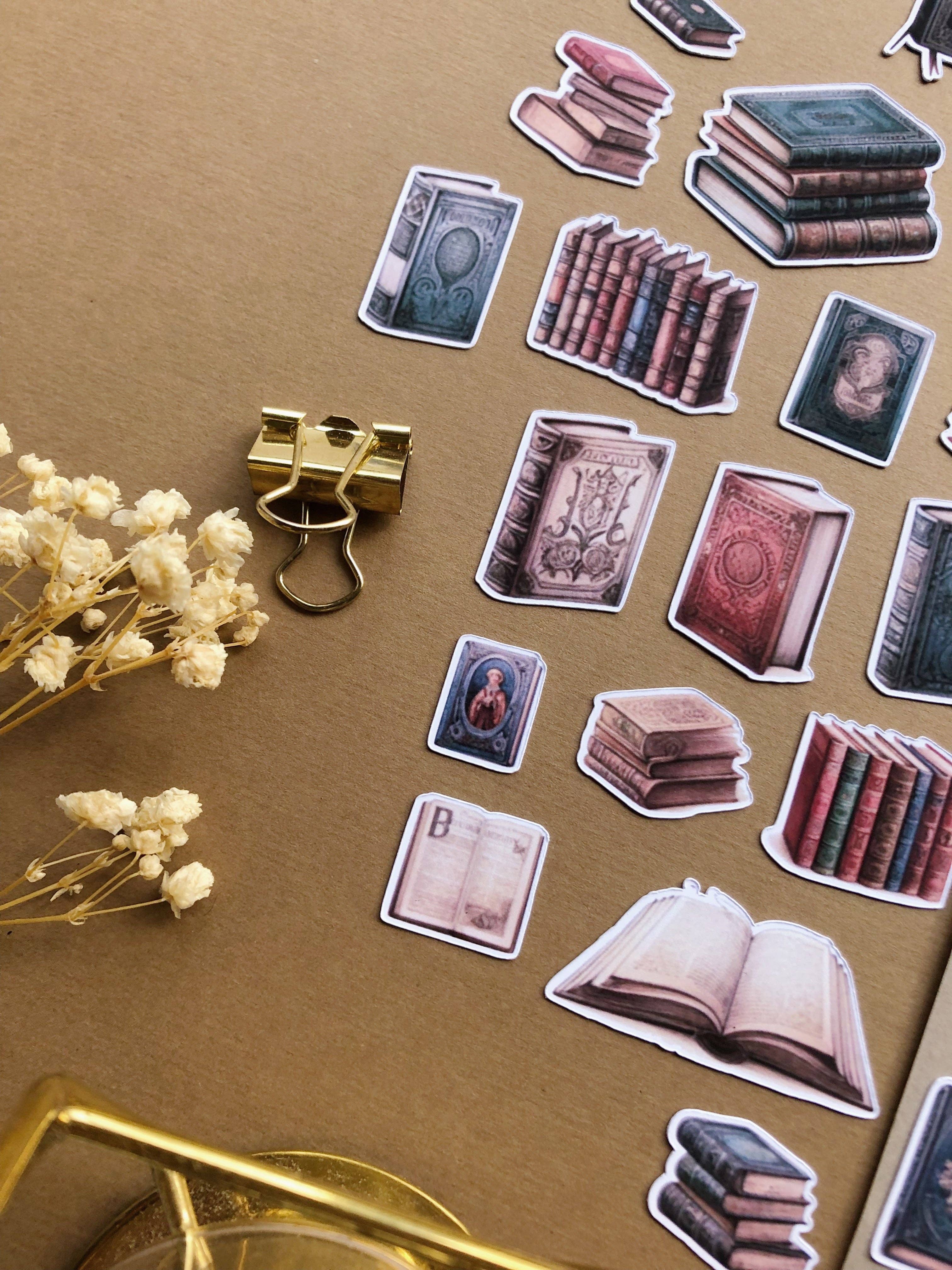 Paquet d'autocollants « 65 livres anciens XL »