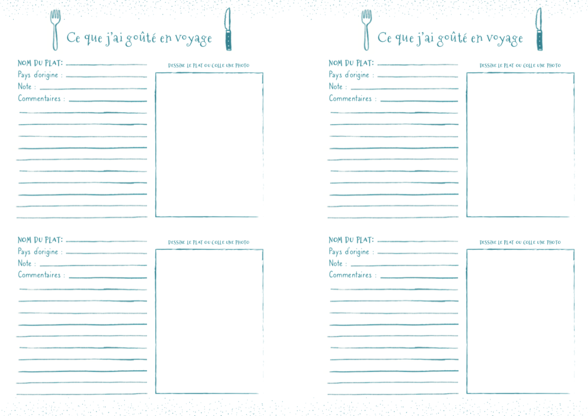 Voyages, Journal d'aventures 