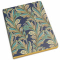 "BLUE PAISLEY" CARNET A6 AVEC DORURE À L'OR