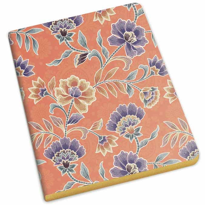 Carnet ligné A5 « Flower Batik »