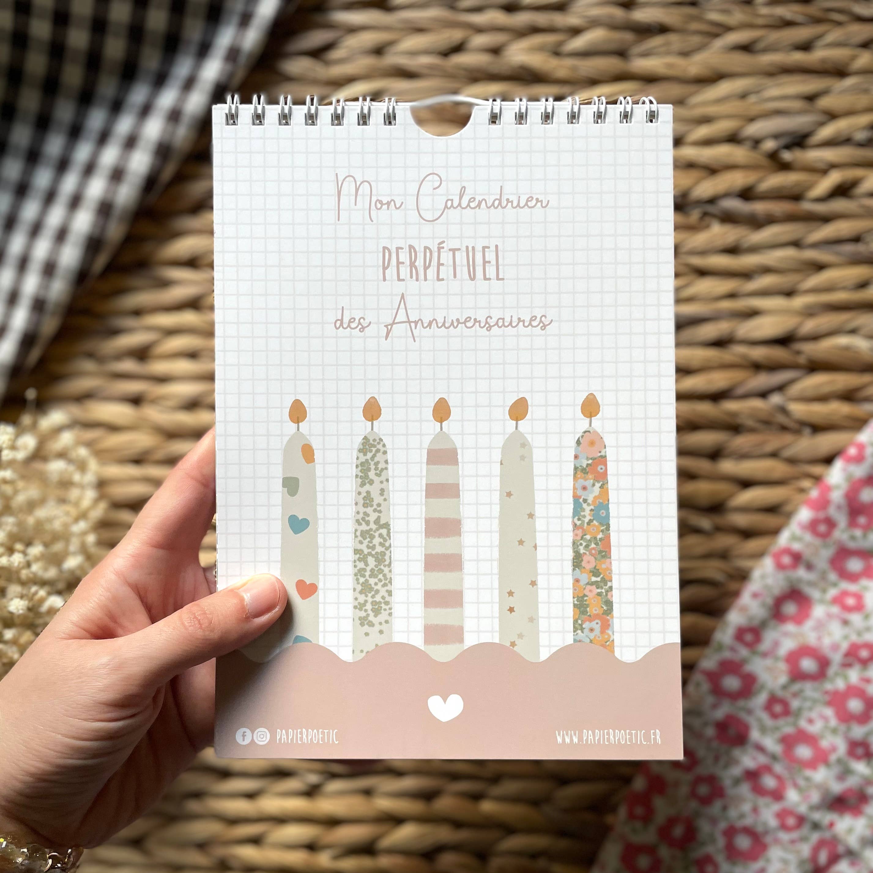 Mon Calendrier Perpétuel des Anniversaires - Mural Liberty