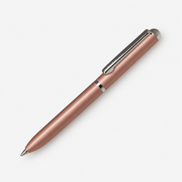 Stylo à bille mini porte-monnaie, or rose