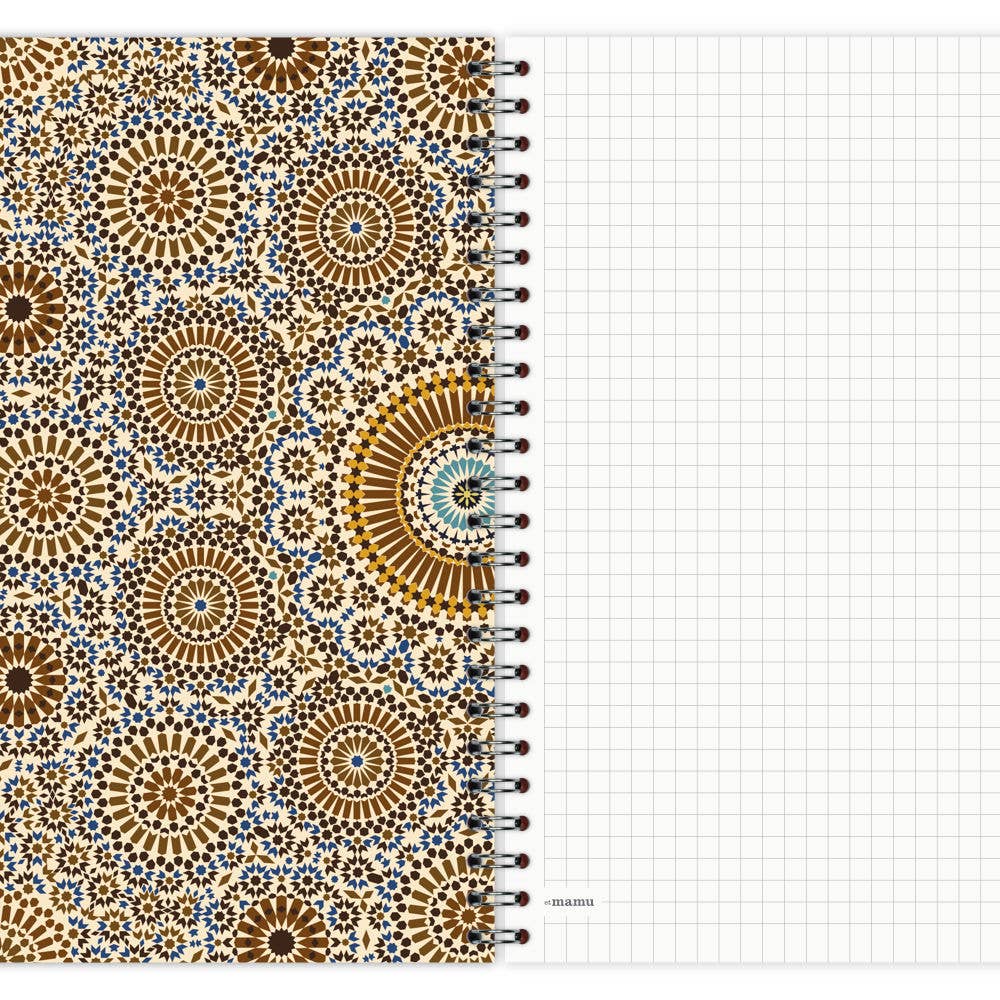Bloc-notes à motif marocain n° 2 A5