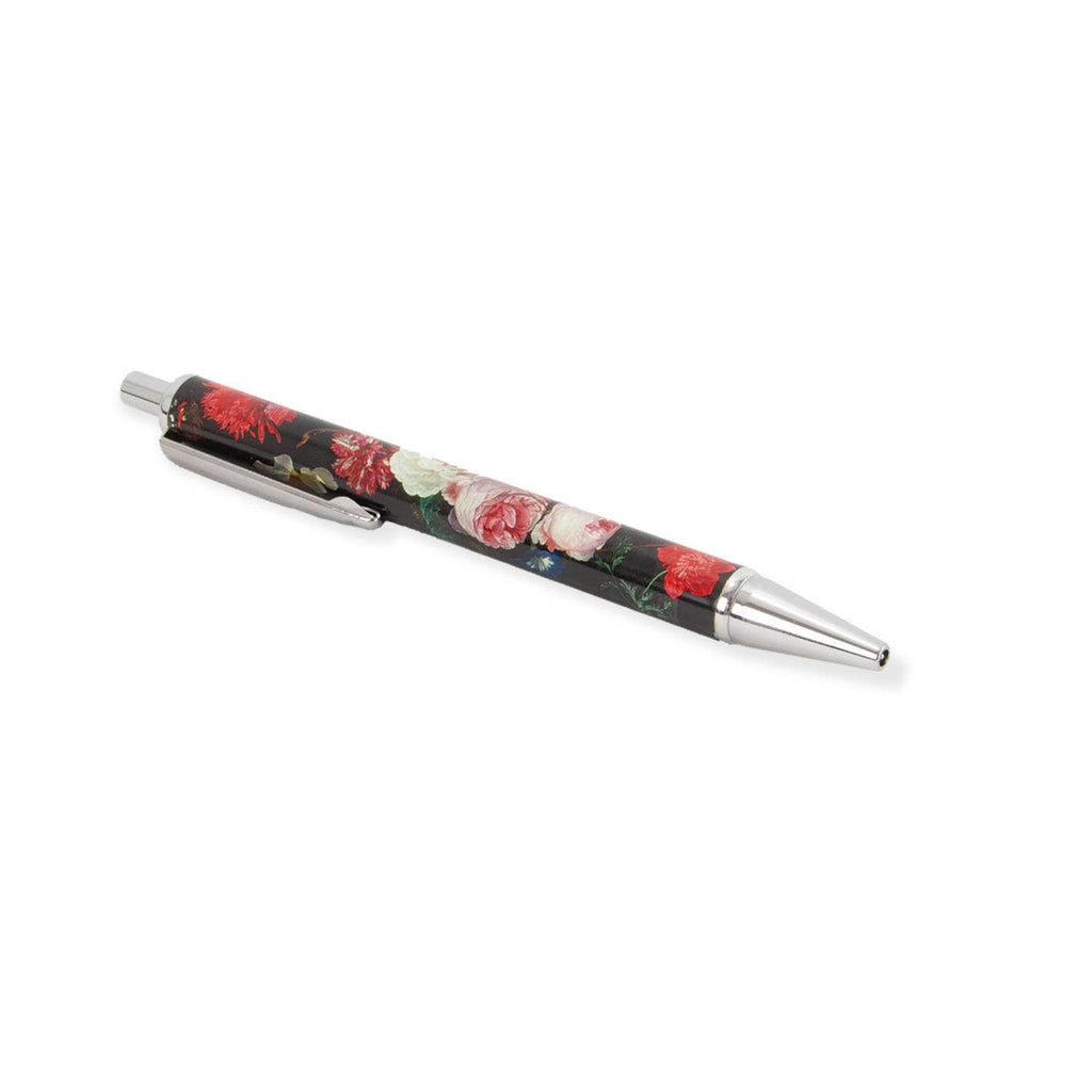 Stylo à bille rechargeable dans boîte cadeau, Fleurs, De Heem