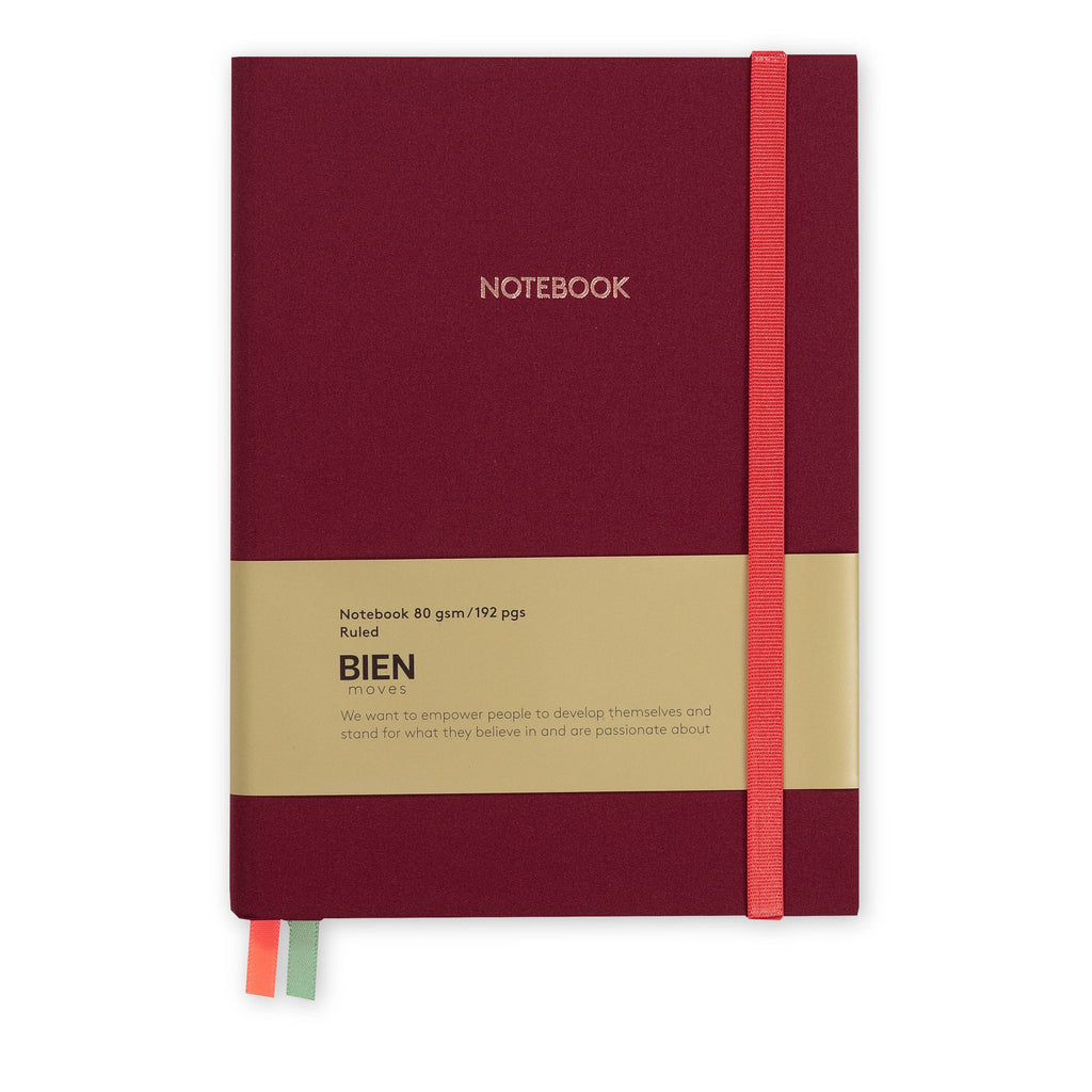 Carnet de notes en coton/satin