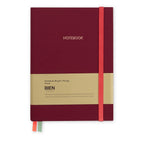 Carnet de notes en coton/satin