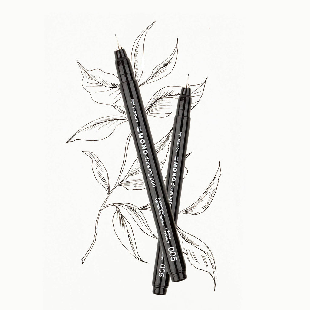 Ensemble de stylos à dessin MONO Fineliner Tombow Bold