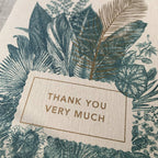 Carte postale Merci beaucoup – Herbes