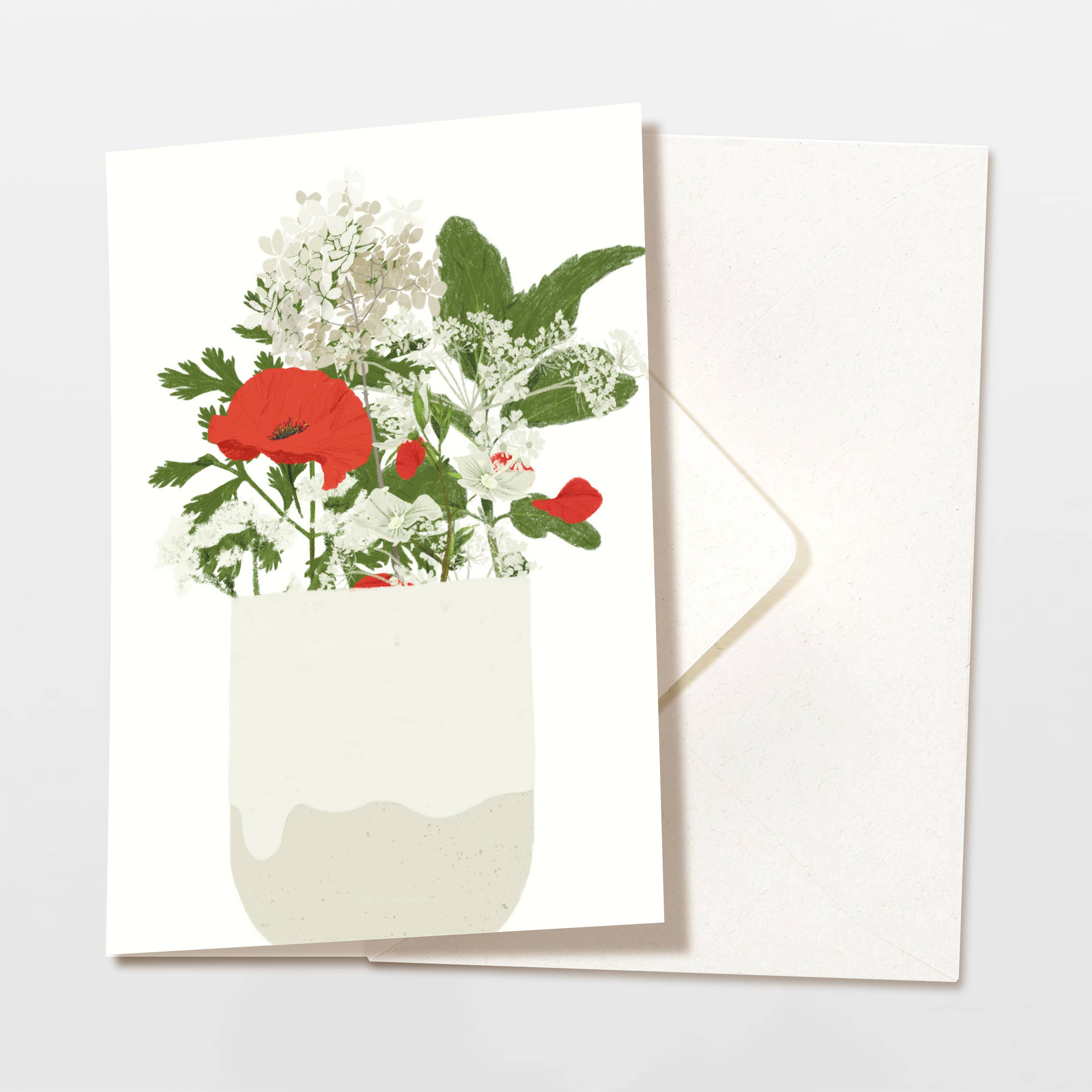 Carte pliable Tasse  avec enveloppe