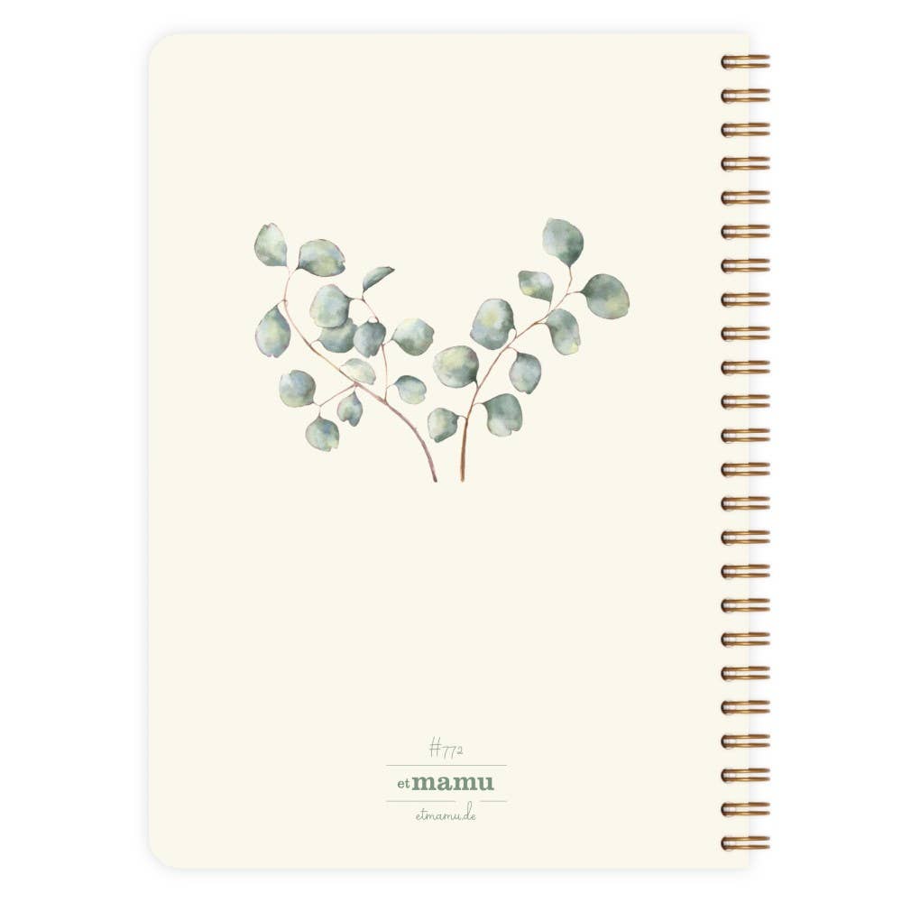Bloc-notes A5 eucalyptus