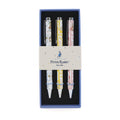 Stylos à bille Peter Rabbit Forest Picnic dans une boîte cadeau — Ensemble de 3 stylos