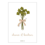 Carte Postale "Bouquet de trèfles"