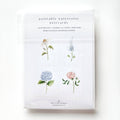 Cartes à peindre avec fleurs de jardin