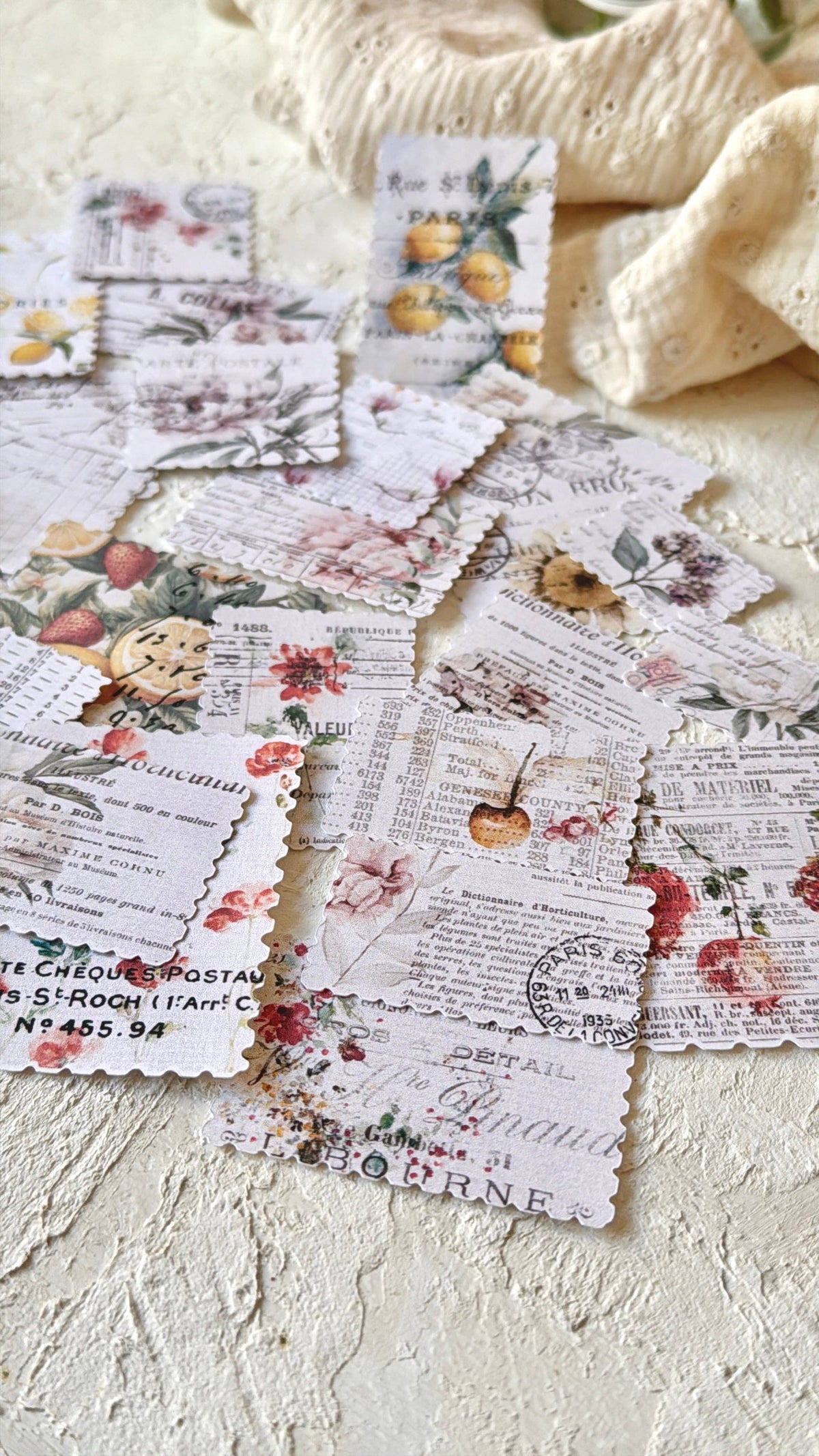 Kit artisanal · Timbres postaux vintage