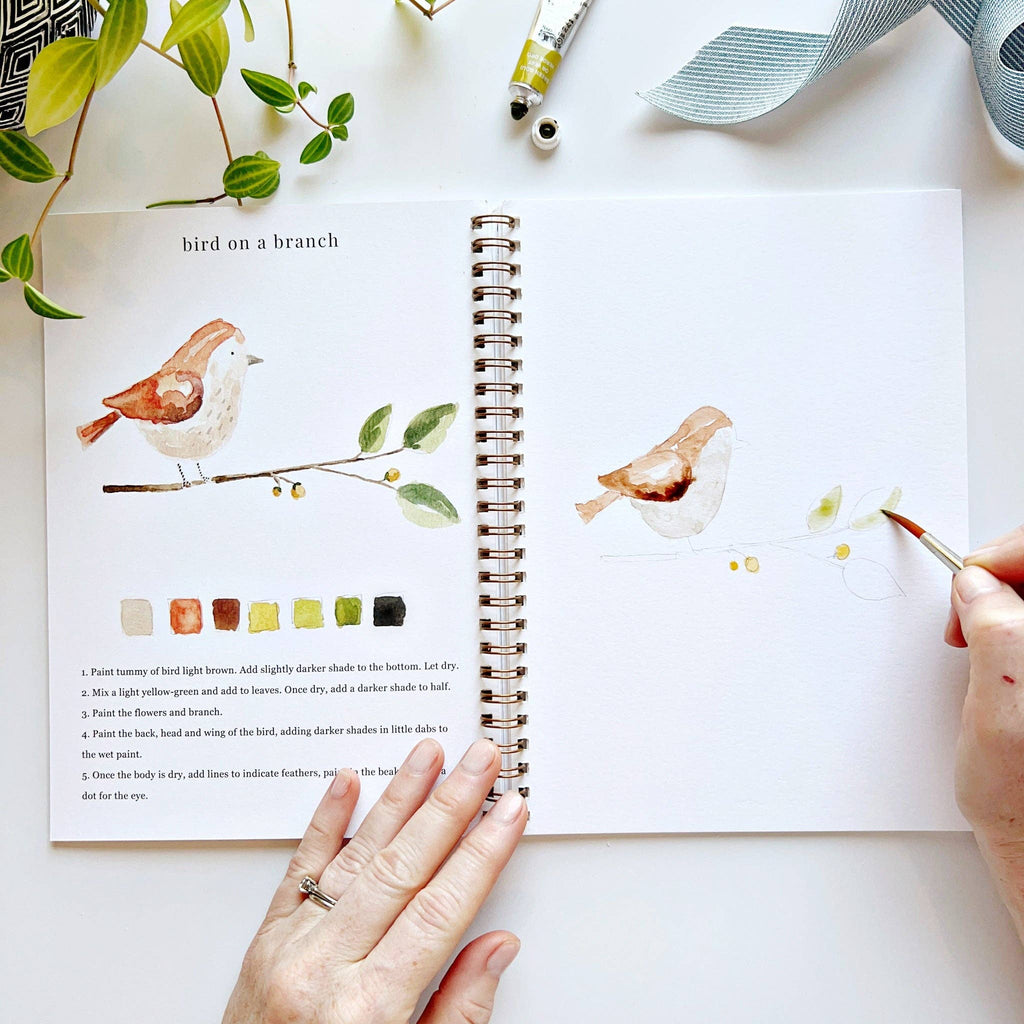 Cahier d'aquarelle sur les animaux