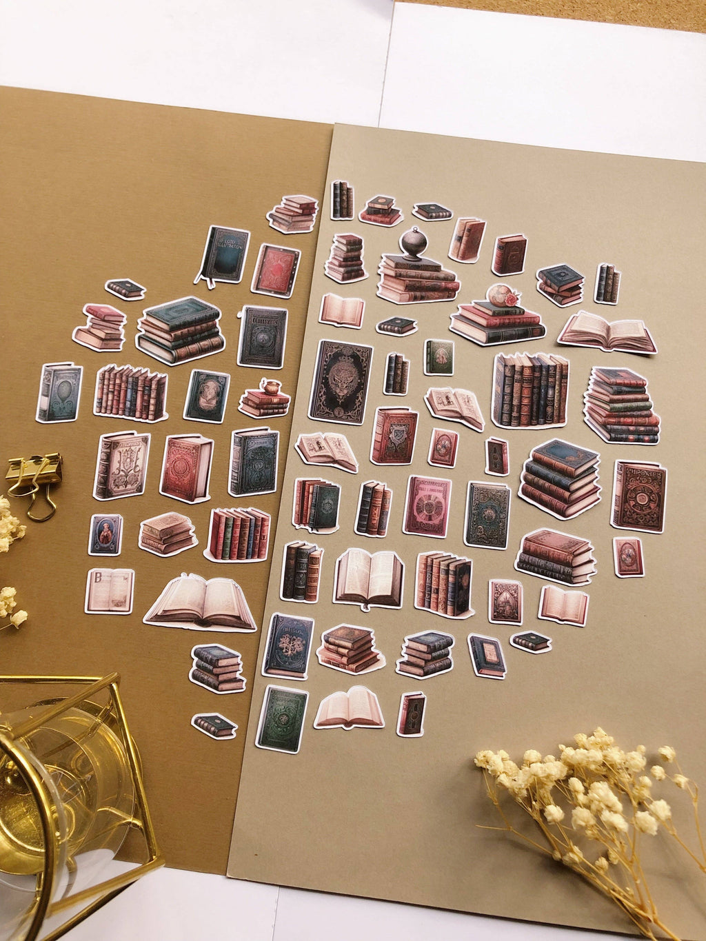 Paquet d'autocollants « 65 livres anciens XL »