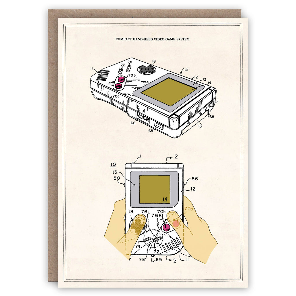 Carte de voeux Game Boy