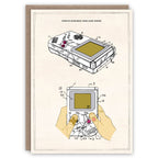 Carte de voeux Game Boy