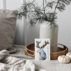 Carte postale Merry Christmas Deer, certifiée FSC