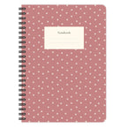 Carnet A5 à spirale – Rose poudré Tiny Rings