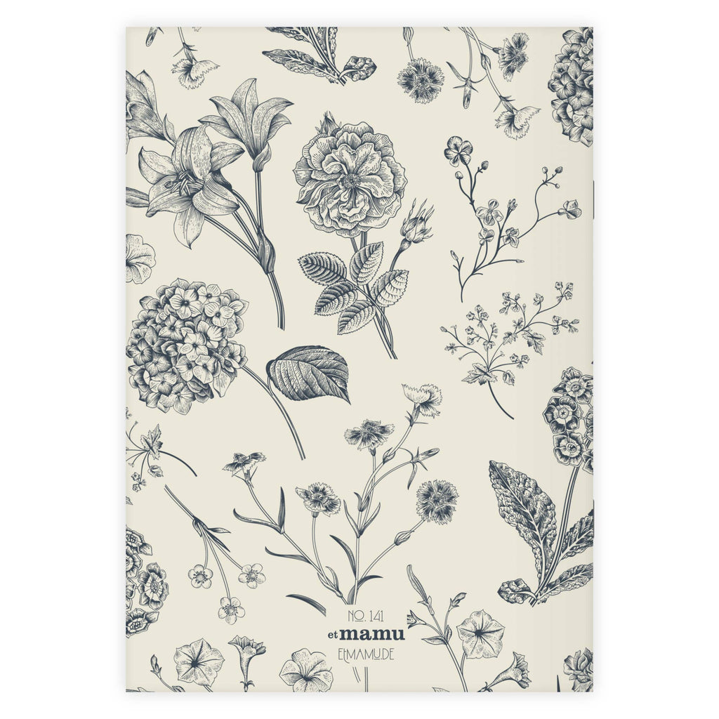 Carnet A5 Fleurs