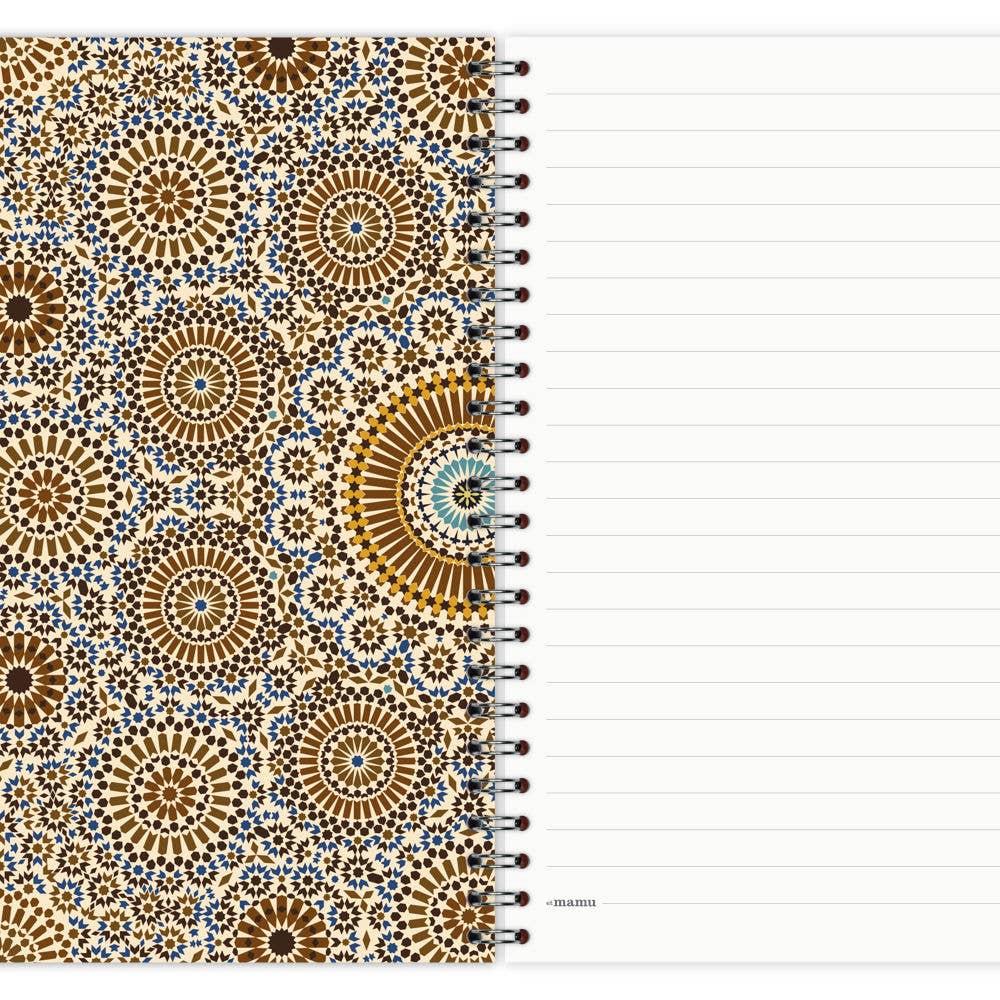 Bloc-notes à motif marocain n° 2 A5