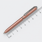 Stylo à bille mini porte-monnaie, or rose