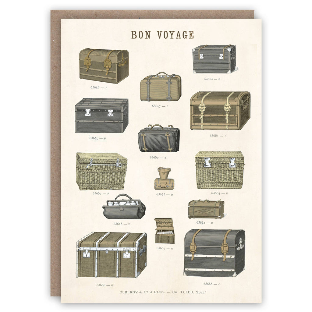 Carte de vœux Valises
