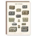 Carte de vœux Valises