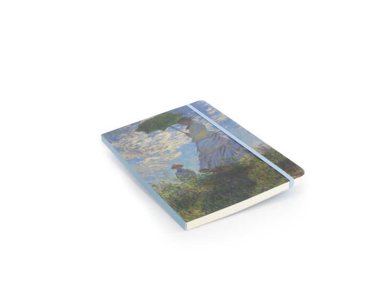Carnet à couverture souple A5, Claude Monet, Femme à l'ombrelle