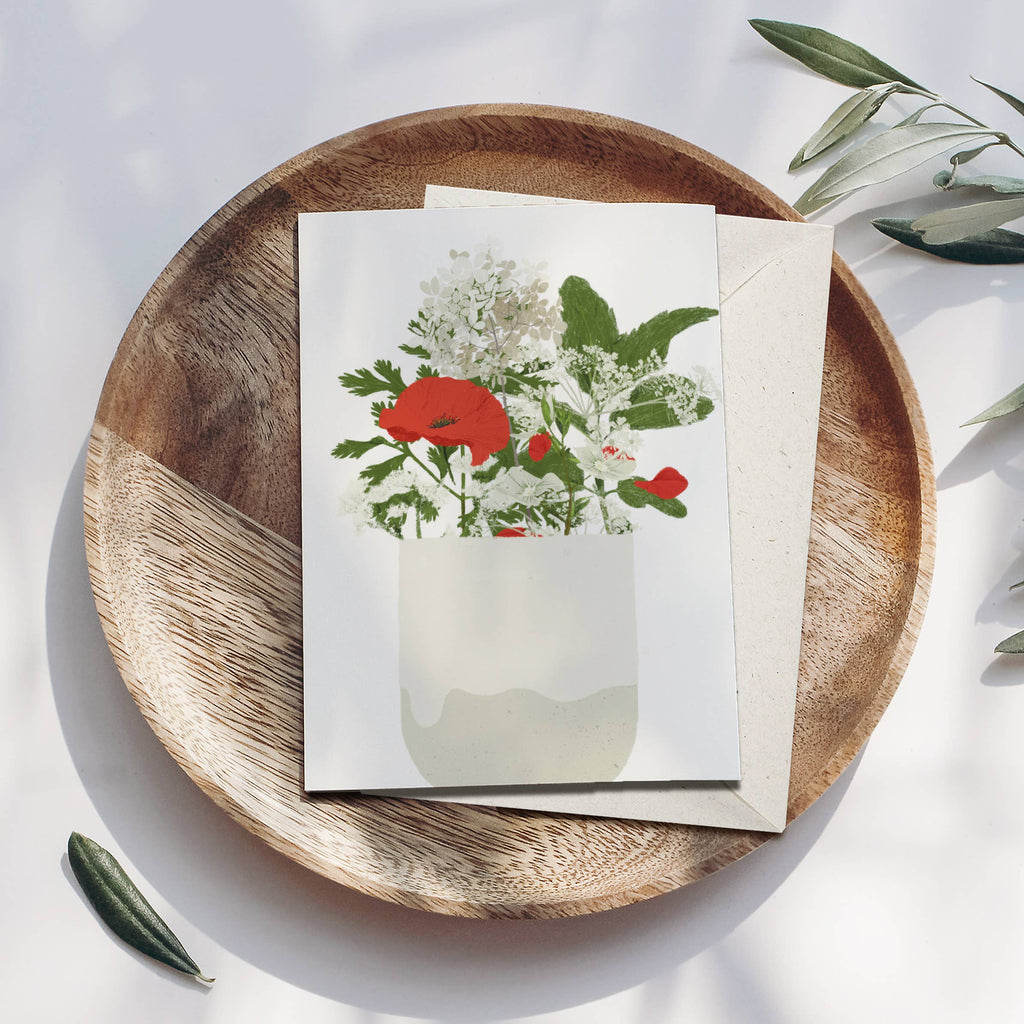 Carte pliable Tasse  avec enveloppe